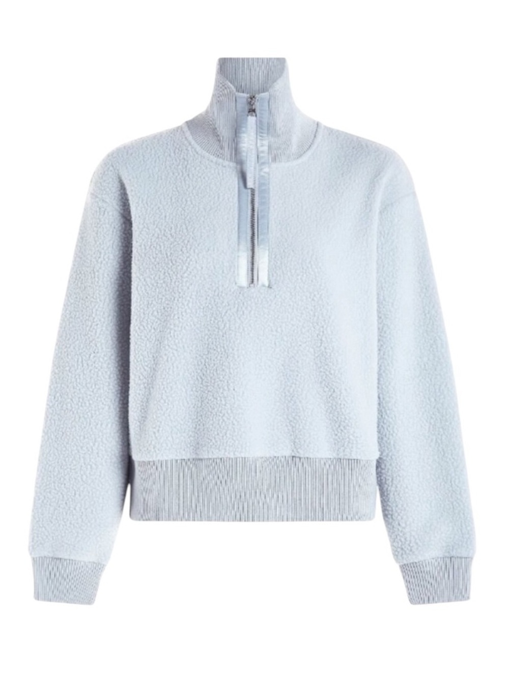 Varley Roselle Half-Zip Fleece Pullover Top Sweatshirt Pearl Blue Size S - Picture 5 of 15